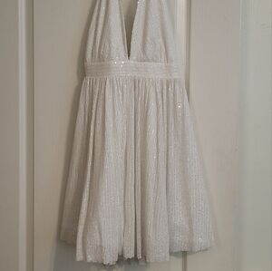 Size medium halter dress, knee length